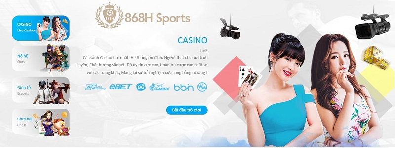 868H &ndash; Đẳng cấp giải tr&iacute;, nh&agrave; c&aacute;i tặng tiền trực tuyến chuẩn quốc tế